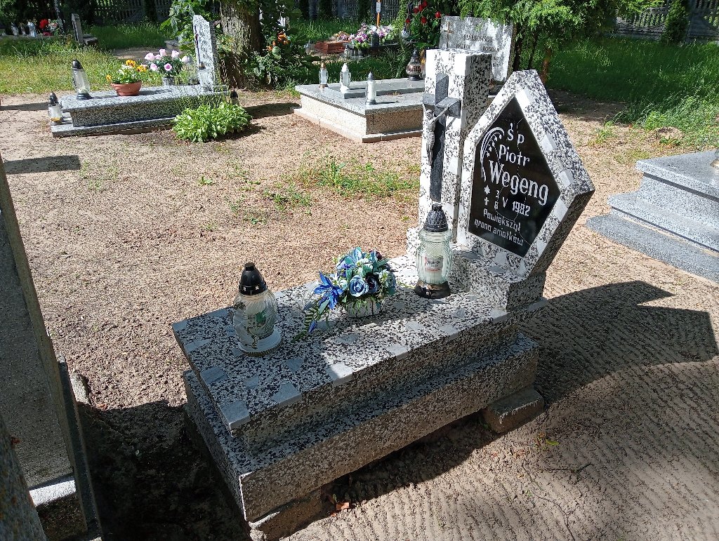 Grób Piotr Wegeng